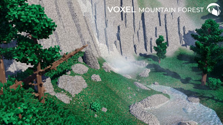 VoxelMountainForestOptimizedScreenshot1