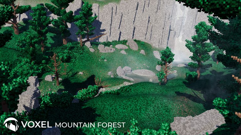 VoxelMountainForestOptimizedScreenshot2